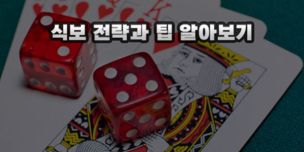 식보전략과 팁 식보전략과 팁